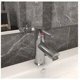  Kupaonska slavina za umivaonik srebrna 130 x 176 mm | shoptok.hr