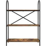 vidaXL Knjižna polica Dimljeni hrast 80 x 30 x 109 cm Konstruiran les | Shoptok.si