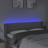  LED uzglavlje svjetlosivo 147x16x78/88 cm od tkanine | shoptok.hr