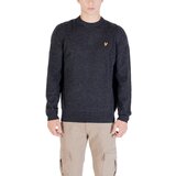 Lyle & Scott Puloverji Lambswool Blend Crew Neck Jump KN2114VC Črna Cene
