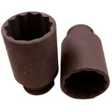 Udarna vtičnica 1/2 col Cr-Mo 33mm 12-kotna, robustna in natančna za profesionalno uporabo, (5000222312)