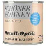 SCHÖNER WOHNEN-Farbe Trendstruktur Barvni dekorativni omet Metallic (Bledo zlata, Sijaj, 375 ml) Cene