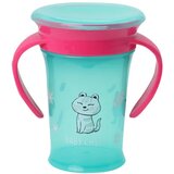 BABY CHEF no-spill čaša 360° 210ml, 9m+, roze | Eponuda.ba