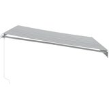 Tenda na ručno uvlačenje antracit i bijela 400 x 350 cm | Eponuda.com