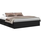  Okvir za krevet crni 180 x 200 cm veliki bračni | shoptok.hr