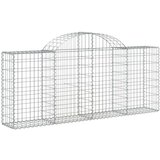  Lučne gabionske košare 6 kom 200x30x80/100 cm pocinčano željezo | shoptok.hr