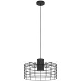 Eglo visilica Milligan 43628, 1x E27, Ø48 cm, crna žičana | shoptok.hr