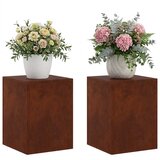  Stalak za biljke 2 pcs Rđa 30 x 30 x 40 cm Otporni čelik | shoptok.hr
