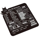 INF Nalepka na tipkovnici z bližnjicami za Mac Black, (21548353) | Shoptok.si