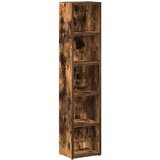  Ormarići za CD-ove 2 kom dimljeni hrast 21x16x93,5 cm drveni | shoptok.hr