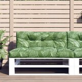  Jastuci za palete 2 kom s uzorkom lišća od tkanine | shoptok.hr
