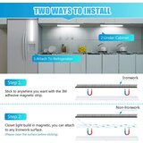 Venisymlis Usb Polnilni Led Trak, 4 Načini Osvetlitve, Omarska Lučka, Ic Lepilni Trak Led Nočna Lučka, (22068330) | Shoptok.si