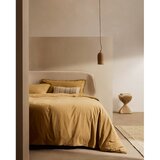 Kave Home Gorčično rumena posteljnina za zakonsko posteljo/podaljšana iz bombažnega perkala 260x240 cm Sifinia – | Shoptok.si