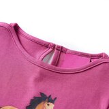  Dječja majica dugih rukava boja maline 116 | shoptok.hr