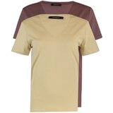 Trendyol Majica bež / smeđa | shoptok.hr