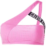 Calvin Klein Swimwear Bikini gornji dio 'Intense Power' roza / crna / bijela