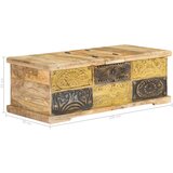  Stolić za kavu od masivnog drva manga 100 x 50 x 35 cm | shoptok.hr