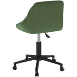 vidaXL Okretna Radna stolica - Uredska stolica tamnozelena baršunasta | shoptok.hr