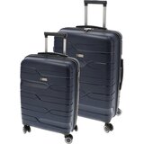 Ad trend set potovalni kovček 32/60l, modra, 2 kos Cene