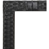  5-dijelni vrtni bistro set od poliratana s jastucima crni | shoptok.hr