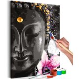  Slika za samostalno slikanje - Buddha and Flower 40x60 Cijene