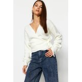 TRENDYOLMILLA ženski kardigan Twoaw24Hi00282, Ecru-Ecru | Eponuda.com