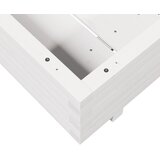  Vrtna sadilica bijela 80 x 80 x 26,5 cm od masivne borovine | shoptok.hr
