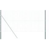 vidaXL Ograjni stebri 2 pcs Zelena 180 cm Jeklo s prašnim premazom | Shoptok.si