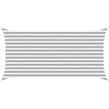 vidaXL Sončno platno Svetlo siva in bela. 4 x 2 m, (5000222384) | Shoptok.si