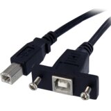 StarTech.com USBPNLBFBM1 USB kabel 0,3 m USB 2.0 USB B Crno | Shoptok.si