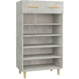 Maison Chic Omarica za obutev - Kopa za čevlje betonsko siva 60x35x105 cm konstruiran les, (21777408) Cene
