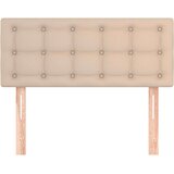 Uzglavlje boja cappuccina 80 x 5 x 78/88 cm od umjetne kože | shoptok.hr