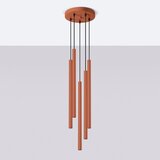 Nice Lamps Opečnato oranžna viseča svetilka ø 25 cm Fideus – | Shoptok.si
