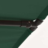  Vrtni suncobran s aluminijskom šipkom 180x110 cm zeleni | shoptok.hr