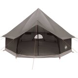 Tipi šator Smeđa siva 300 x 300 x 200 cm Poliester i čelik | Eponuda.com
