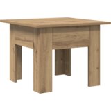 vidaXL Miza za kavo Obrtniški hrast 55 x 55 x 42 cm | Shoptok.si