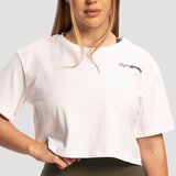 GymBeam Women‘s Limitless Cropped T-Shirt White | ePonuda.com