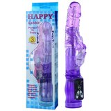 Lybaile Vibrator Happy Rabbit Rotation & Wave Purple Cene