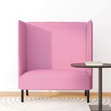 SOFA s visokim naslonom 101cm Ružičasta tkanina | shoptok.hr
