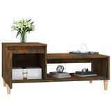  Stolić za kavu boja hrasta 100x50x45 cm konstruirano drvo | shoptok.hr