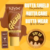 NYX Professional Makeup Buttermelt Glaze Soft Glow Skin Tint SPF30 puder za sve vrste kože 30 ml nijansa 07 Toffee Butta | shoptok.hr