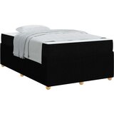 vidaXL krevetna konstrukcija ostalo crna 120 x 190 cm tkanina | shoptok.hr