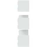 vidaXL Zidne police 3 kom bijele 80x18x18 cm konstruirano drvo | shoptok.hr