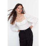 Trendyol Ženski top Ecru | shoptok.hr