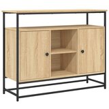  The Living Store Komoda sonoma hrast 100x35x80 cm inženirski les - Komoda, (21444069) | Shoptok.si