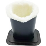 INF Držalo za očala s plišem, držalo za očala iz PU usnja White, (21540812) Cene