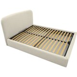 Scandic Krem tapecirani bračni krevet s prostorom za odlaganje s podnicom 160x200 cm Sea – | shoptok.hr