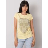 ex moda T-shirt-EM-TS-ES-21-532.18-light yellow | Shoptok.si