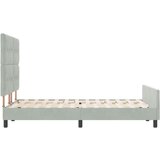  Krevet Okvir Svjetlosiva 160x200 cm Baršun | shoptok.hr