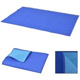 vidaXL Deka za Piknik Plava i Svijetlo Plava 100x150 cm Cijene